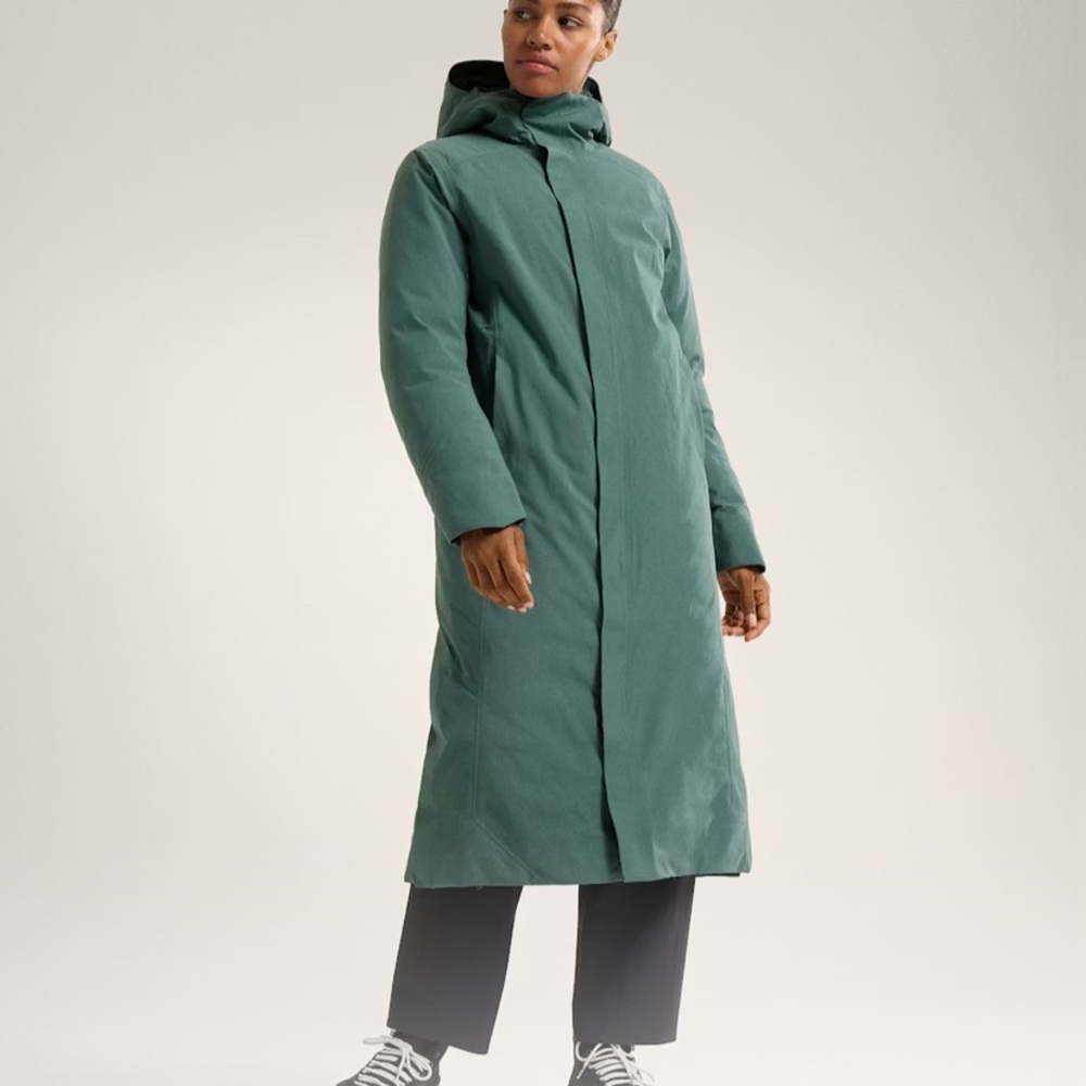 Arc'teryx Patera Long Parka W in Boxcar green